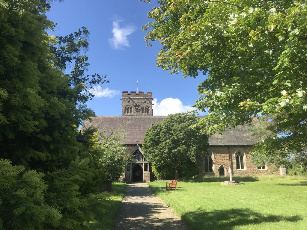 St Cuthbert's Church, Clungunford.  June 25th 2022